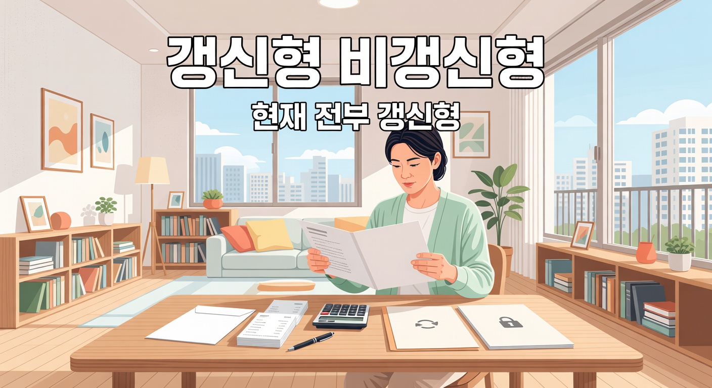 실손보험 갱신형 비갱신형 차이 — 핵심 비교 정리